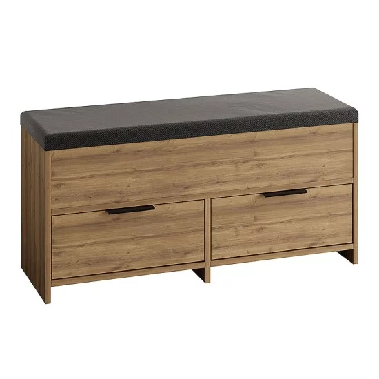 Παπουτσοθήκη Cove  χρώμα ανοιχτό καρυδί 106x34x51,5εκ.