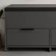 Παπουτσοθήκη Cove  χρώμα ανθρακί 106x34x51,5εκ.