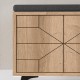 Παπουτσοθήκη Dune  χρώμα sapphire oak 107x35x55εκ.