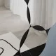 Καθρέπτης τοίχου Gora  χρώμα μαύρο 75,4x2,2x51,2εκ.