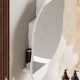 Καθρέπτης μπάνιου Cloud Megapap χρώμα λευκό 60x13x75εκ. - 0241565