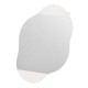 Καθρέπτης μπάνιου Cloud Megapap χρώμα λευκό 60x13x75εκ. - 0241565