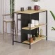 Τραπέζι μπαρ Detroit χρώμα sapphire oak - silky black 100x60x95εκ. Τραπέζι μπαρ Detroit χρώμα sapphire oak - silky black 100x60x95εκ.