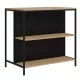 Τραπέζι μπαρ Detroit χρώμα sapphire oak - silky black 100x60x95εκ. Τραπέζι μπαρ Detroit χρώμα sapphire oak - silky black 100x60x95εκ.