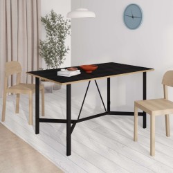 Τραπέζι Adoro  χρώμα μαύρο 140x80x75εκ. Τραπέζι Adoro  χρώμα μαύρο 140x80x75εκ.