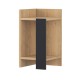 Κομοδίνο Elos χρώμα saphhire oak - silky black 30x31,7x55εκ. Κομοδίνο Elos χρώμα saphhire oak - silky black 30x31,7x55εκ.