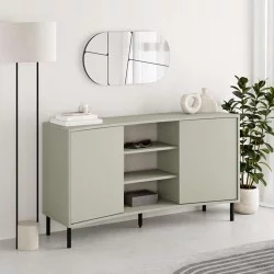 Μπουφές Frem  χρώμα ash green 150x40x81εκ.