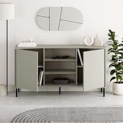 Μπουφές Frem  χρώμα ash green 150x40x81εκ.