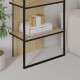 Βιβλιοθήκη Archy  χρώμα sapphire oak 53x31,7x180εκ.