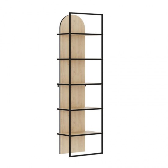Βιβλιοθήκη Archy  χρώμα sapphire oak 53x31,7x180εκ.