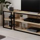 Έπιπλο τηλεόρασης γωνιακό Echo χρώμα sapphire oak 98x37x45εκ. Έπιπλο τηλεόρασης γωνιακό Echo χρώμα sapphire oak 98x37x45εκ.
