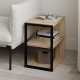 Τραπεζάκι βοηθητικό - Κομοδίνο Echo χρώμα sapphire oak 30x42x45εκ. Τραπεζάκι βοηθητικό - Κομοδίνο Echo χρώμα sapphire oak 30x42x45εκ.