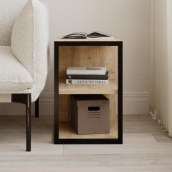 Τραπεζάκι βοηθητικό - Κομοδίνο Echo  χρώμα sapphire oak 30x42x45εκ.