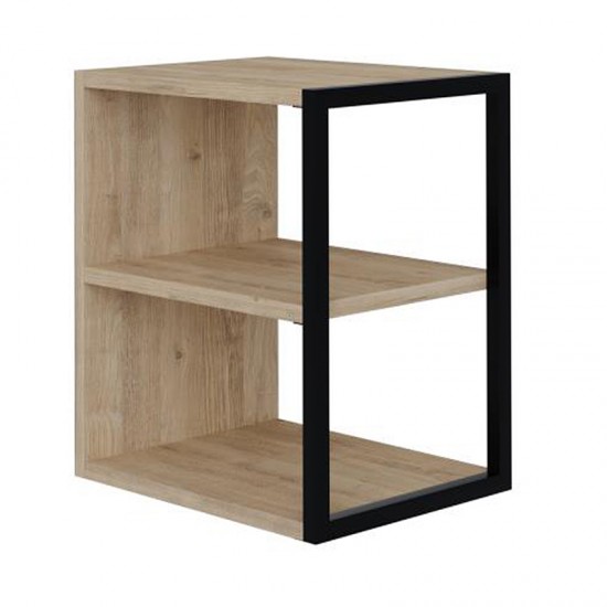 Τραπεζάκι βοηθητικό - Κομοδίνο Echo χρώμα sapphire oak 30x42x45εκ. Τραπεζάκι βοηθητικό - Κομοδίνο Echo χρώμα sapphire oak 30x42x45εκ.