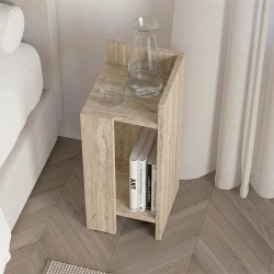 Κομοδίνο Elos  δεξί χρώμα travertine 25x27x60εκ.