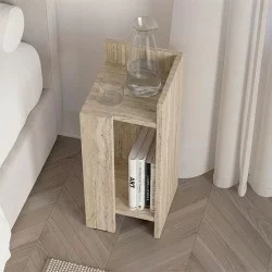 Κομοδίνο Elos  δεξί χρώμα travertine 25x27x60εκ.