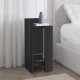 Κομοδίνο Elos αριστερό χρώμα black wood 25x27x60εκ. Κομοδίνο Elos αριστερό χρώμα black wood 25x27x60εκ.