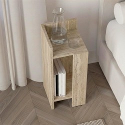 Κομοδίνο Elos  αριστερό χρώμα travertine 25x27x60εκ.