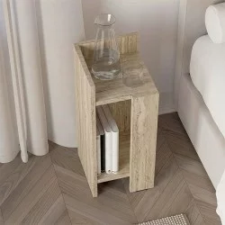 Κομοδίνο Elos  αριστερό χρώμα travertine 25x27x60εκ.