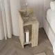 Κομοδίνο Elos  αριστερό χρώμα travertine 25x27x60εκ.