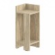 Κομοδίνο Elos  αριστερό χρώμα travertine 25x27x60εκ.