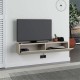 Έπιπλο τηλεόρασης επιτοίχιο Francy χρώμα sandstone 135x31,7x25εκ. Έπιπλο τηλεόρασης επιτοίχιο Francy χρώμα sandstone 135x31,7x25εκ.