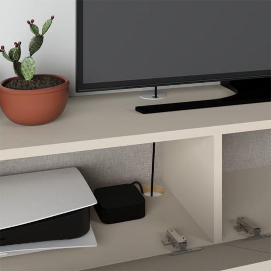 Έπιπλο τηλεόρασης επιτοίχιο Francy χρώμα sandstone 135x31,7x25εκ. Έπιπλο τηλεόρασης επιτοίχιο Francy χρώμα sandstone 135x31,7x25εκ.