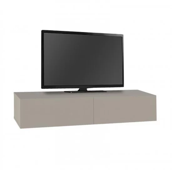 Έπιπλο τηλεόρασης επιτοίχιο Francy  χρώμα sandstone 135x31,7x25εκ.