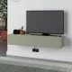 Έπιπλο τηλεόρασης επιτοίχιο Francy  χρώμα ash green 135x31,7x25εκ.