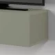 Έπιπλο τηλεόρασης επιτοίχιο Francy  χρώμα ash green 135x31,7x25εκ.