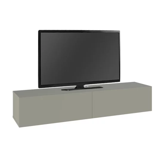 Έπιπλο τηλεόρασης επιτοίχιο Francy  χρώμα ash green 135x31,7x25εκ.