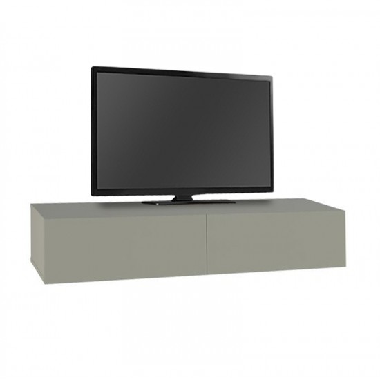 Έπιπλο τηλεόρασης επιτοίχιο Francy χρώμα ash green 135x31,7x25εκ. Έπιπλο τηλεόρασης επιτοίχιο Francy χρώμα ash green 135x31,7x25εκ.