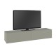 Έπιπλο τηλεόρασης επιτοίχιο Francy  χρώμα ash green 135x31,7x25εκ.