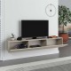 Έπιπλο τηλεόρασης επιτοίχιο Francy χρώμα sandstone 180x30x30εκ. Έπιπλο τηλεόρασης επιτοίχιο Francy χρώμα sandstone 180x30x30εκ.