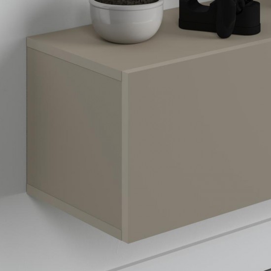 Έπιπλο τηλεόρασης επιτοίχιο Francy χρώμα sandstone 180x30x30εκ. Έπιπλο τηλεόρασης επιτοίχιο Francy χρώμα sandstone 180x30x30εκ.