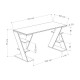 Γραφείο εργασίας Papillon χρώμα sapphire oak - λευκό 137x60x75εκ Γραφείο εργασίας Papillon χρώμα sapphire oak - λευκό 137x60x75εκ