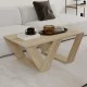 Τραπεζάκι σαλονιού Pipra  χρώμα sapphire oak 110x60x40εκ.