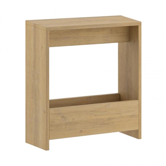 Τραπεζάκι βοηθητικό Simpi  χρώμα sapphire oak 55x20x60εκ.
