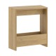 Τραπεζάκι βοηθητικό Simpi  χρώμα sapphire oak 55x20x60εκ.