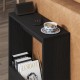 Τραπεζάκι βοηθητικό Simpi  χρώμα black wood 55x20x60εκ.
