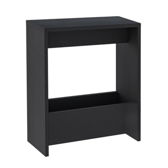 Τραπεζάκι βοηθητικό Simpi  χρώμα black wood 55x20x60εκ.