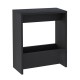 Τραπεζάκι βοηθητικό Simpi  χρώμα black wood 55x20x60εκ.