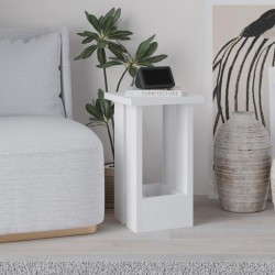 Τραπεζάκι βοηθητικό Tasos  χρώμα λευκό 30x30x50,3εκ.