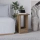 Τραπεζάκι βοηθητικό Tasos  χρώμα sepet oak 30x30x50,3εκ.
