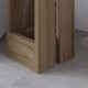 Τραπεζάκι βοηθητικό Tasos  χρώμα sepet oak 30x30x50,3εκ.