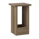 Τραπεζάκι βοηθητικό Tasos  χρώμα sepet oak 30x30x50,3εκ.