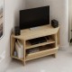 Έπιπλο τηλεόρασης γωνιακό Viva χρώμα sapphire oak 95,7x35,4x45εκ. Έπιπλο τηλεόρασης γωνιακό Viva χρώμα sapphire oak 95,7x35,4x45εκ.