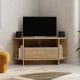 Έπιπλο τηλεόρασης γωνιακό Viva χρώμα sapphire oak 95,7x35,4x45εκ. Έπιπλο τηλεόρασης γωνιακό Viva χρώμα sapphire oak 95,7x35,4x45εκ.