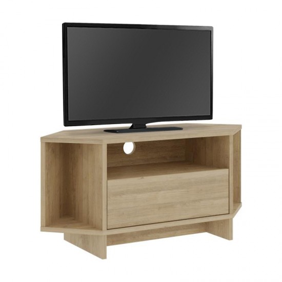 Έπιπλο τηλεόρασης γωνιακό Viva χρώμα sapphire oak 95,7x35,4x45εκ. Έπιπλο τηλεόρασης γωνιακό Viva χρώμα sapphire oak 95,7x35,4x45εκ.