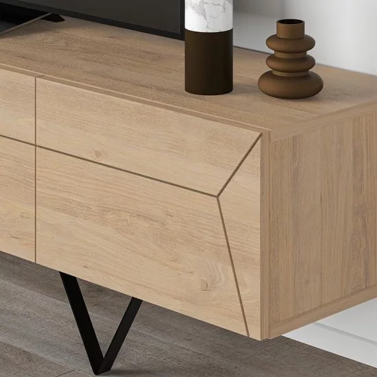 Έπιπλο τηλεόρασης Jacomen  χρώμα sapphire oak 160x35x43εκ.